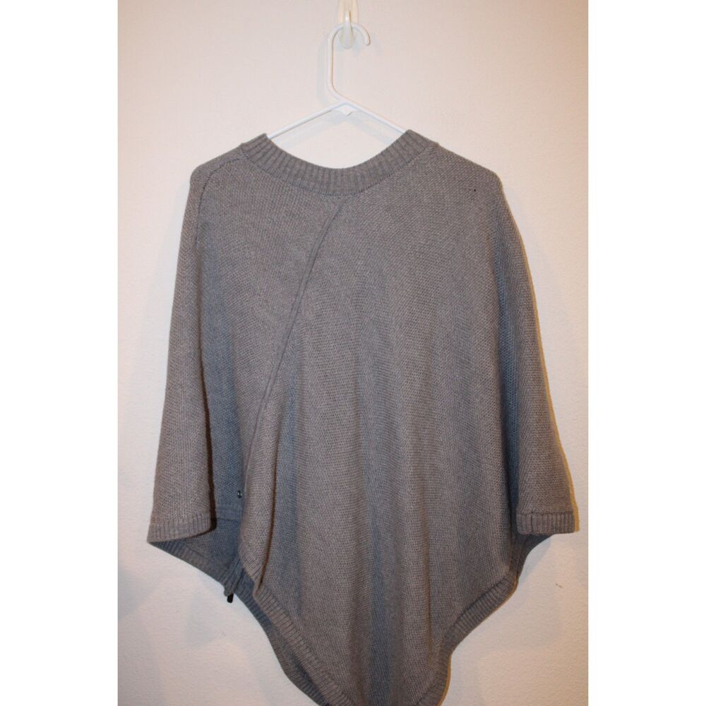 Lululemon on the go poncho merino wool one size gray women's - Picture 3 of 9